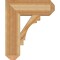 Ekena Millwork Merced Craftsman Rough Sawn Bracket, Western Red Cedar, 6"W x 20"D x 24"H BKT06X20X24MRC04RWR - alternate 3